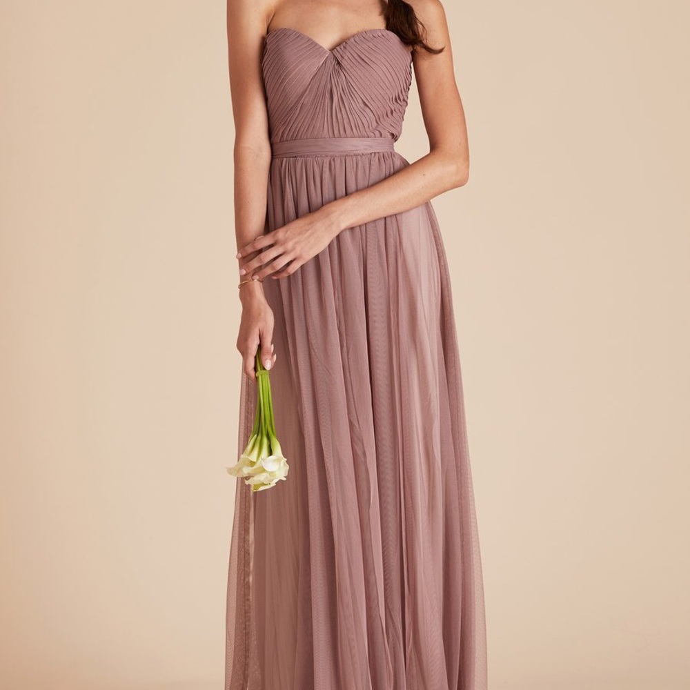 Birdy grey Christina tulle bridesmaid dress mauve